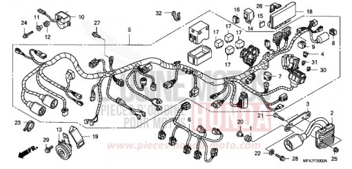 WIRE HARNESS CBF1000A7 de 2007